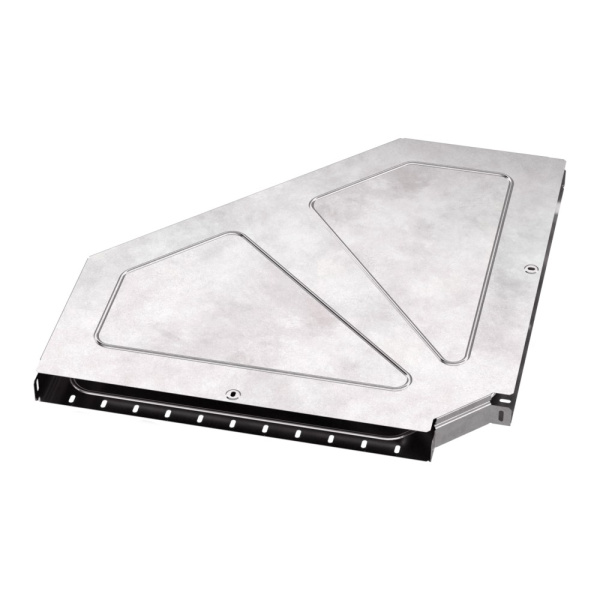 Промрукав Угол горизонтальный 90 градусов с крышкой Стандарт 600х50 PR16.0628