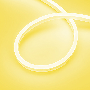 Arlight Лента герметичная AURORA-PS-A120-16x8mm 24V Yellow (10 W/m, IP65, 2835, 5m) (-) 036694