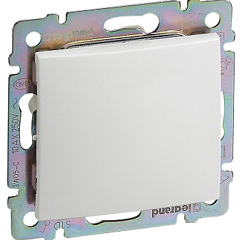 Legrand Valena Бел Переключатель 1-клавишный, 16А 774205