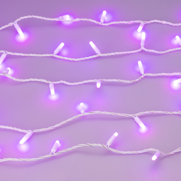 Купить Arlight Светодиодная гирлянда ARD-STRING-CLASSIC-10000-WHITE-100LED-MILK-LIVE RGB-DMX (24V, 10W) (Ardecoled, IP65) 031748