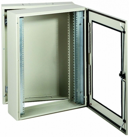 SE Шкаф 19" с прозрачной дверью 2-х корп.10U глубина 480 NSYVD2M10U5