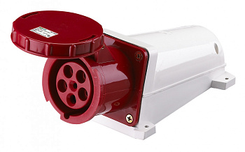 DEKraft Розетка стационарная 145 3Р+РЕ+N 125А 380В IP67 РС-102