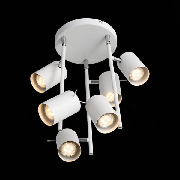 Купить ST LUCE SL597.502.06 Люстра подвесная  Белый/Белый GU10 6*3W