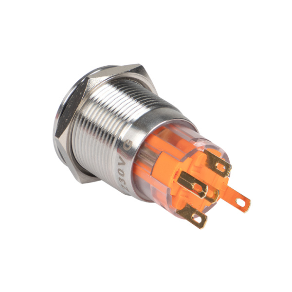 Купить EKF PROxima Кнопка S-Pro67 19 мм с фикс. с синей подсв. 230В