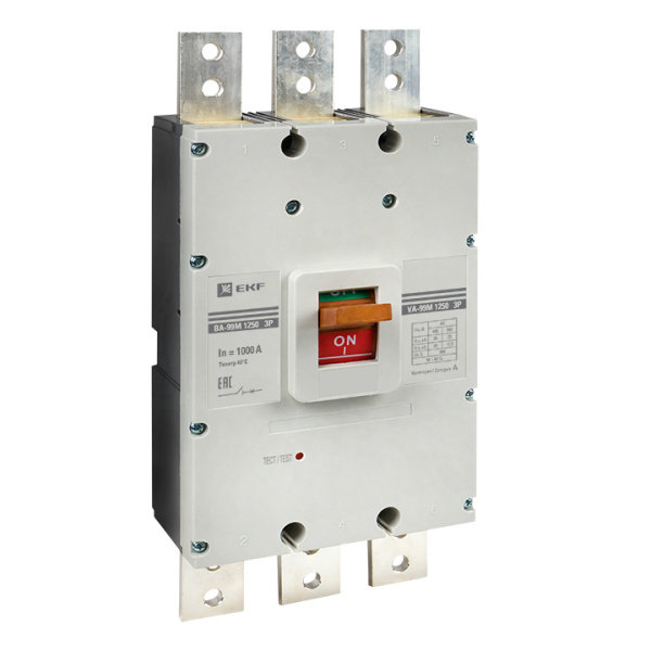 EKF Выключатель автоматический ВА-99М 1250/1000А 3P+N 35кА PROxima