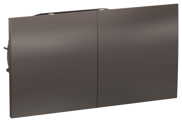 Купить Systeme Electric AtlasDesign Мокко Розетка с/з двойная, со шторками, с крышкой, 16А, в сборе