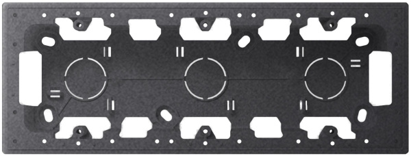 Купить Simon 24 Графит Коробка монтажная для накладного монтажа на 3 модуля 2400753-038