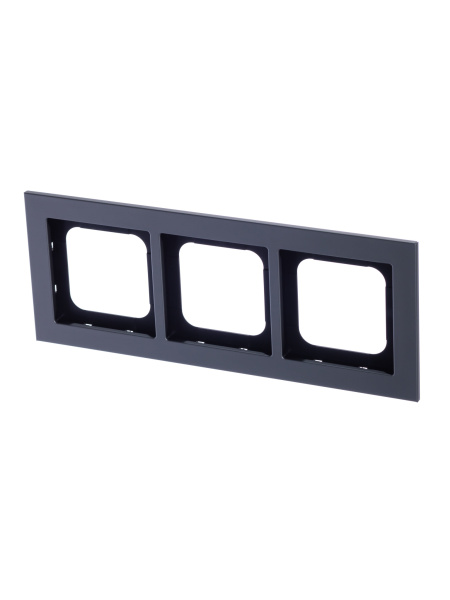 ABB Axcent металл/платина Рамка 3-постовая 2CKA001754A4690