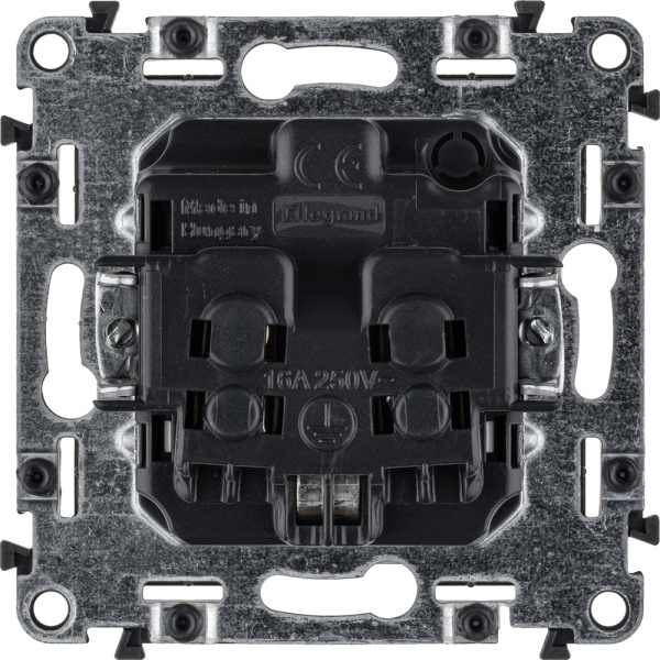 Купить Legrand Valena LIFE DIY Сл.кость Розетка 1-ая с/з, винт.зажим 753525