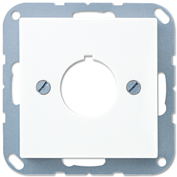 JUNG AS 500 Белая Крышка для установки специальных гнезд, диам. 22,5мм A564WW