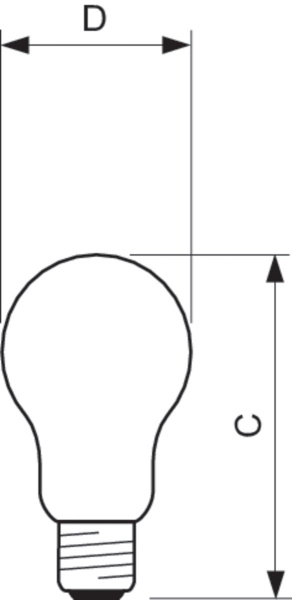 Купить PH Лампа Stan 40W E27 230V A55 FR 1CT/12X10 926000004002