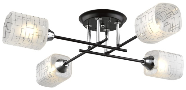 Velante 703-127-04, Светильник потолочный E27,4x60W