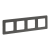 Купить Legrand INSPIRIA Дымчатый Рамка - 4 поста 673967