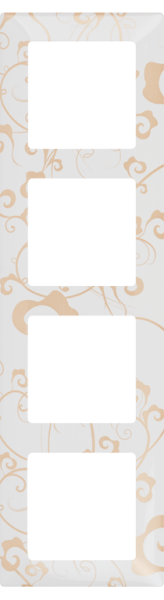 Купить Legrand Valena LIFE Ампир белый Рамка 4-ая 754104