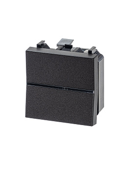 ABB NIE Zenit Антрацит Выключатель 1-клавишный 2 мод 2CLA220100N1801