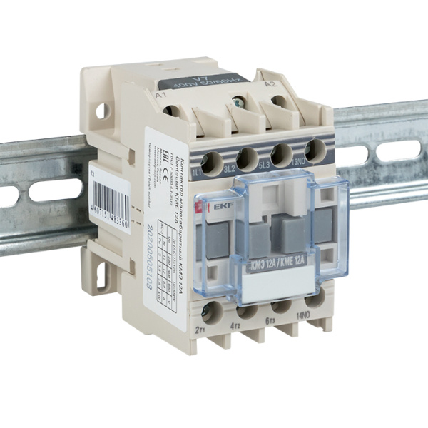 Купить EKF PROxima Контактор КМЭ малогабаритный 12А 220В 1NO