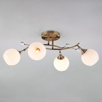 Eurosvet Люстра 9604/4 античная бронза 00000063276