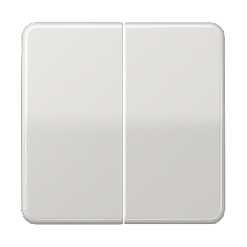 JUNG CD 500/CD plus Светло-серая Накладка светорегулятора 2-х канального нажимного CD1565.07LG