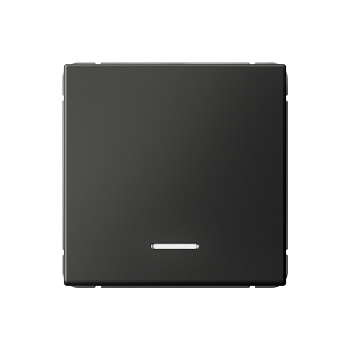 Systeme Electric ArtGallery Базальт Выключатель 1-клавишный с подсветкой, сх.1а, 10АХ, механизм