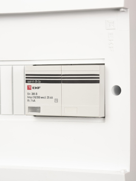 Купить EKF PROxima Устройство защиты от импульсных перенапряжений Тип 1 Iimp 25kA (10/350?s) 2P spd-t1-25-2p
