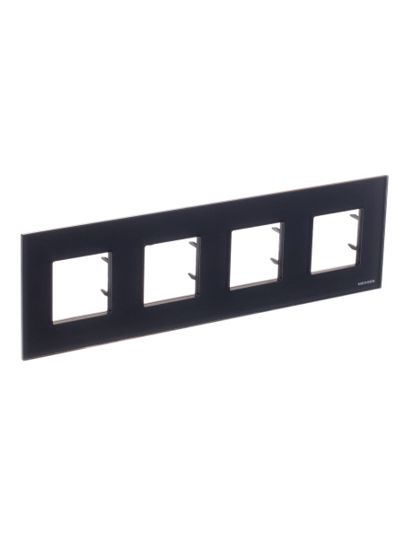 Купить ABB NIE Zenit Стекло графит Рамка 4-я 2+2+2+2 мод 2CLA227400N3801