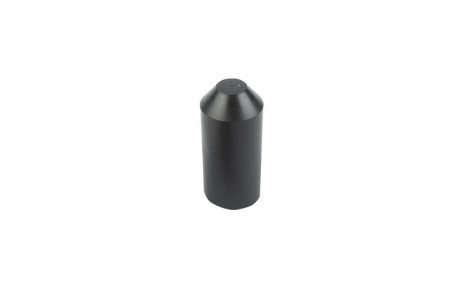 Термоусаживаемый колпак (капа) 25.0 / 11.0 мм черный Rexant 48-1025