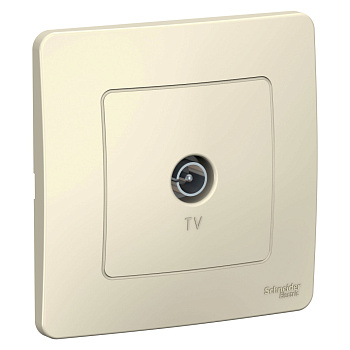 Systeme Electric Blanca внутр Молочная Розетка TV