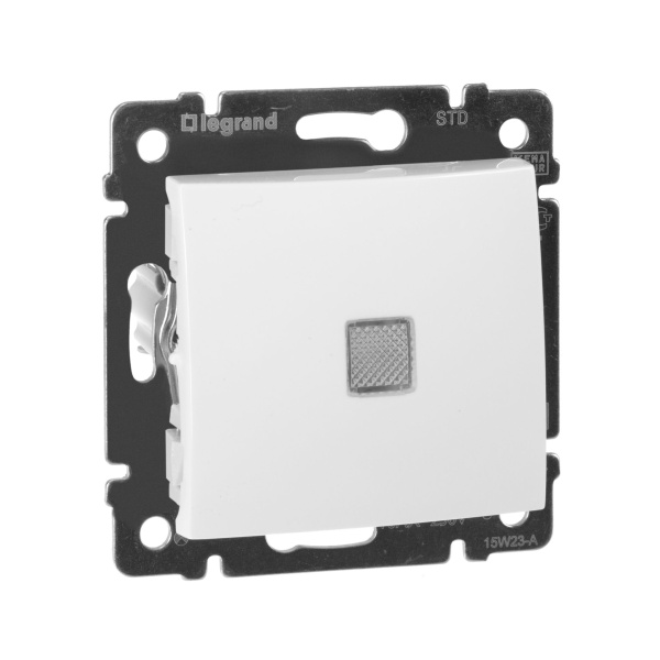 Купить Legrand Valena Бел Выключатель 1-клавишный с подсветкой 774410