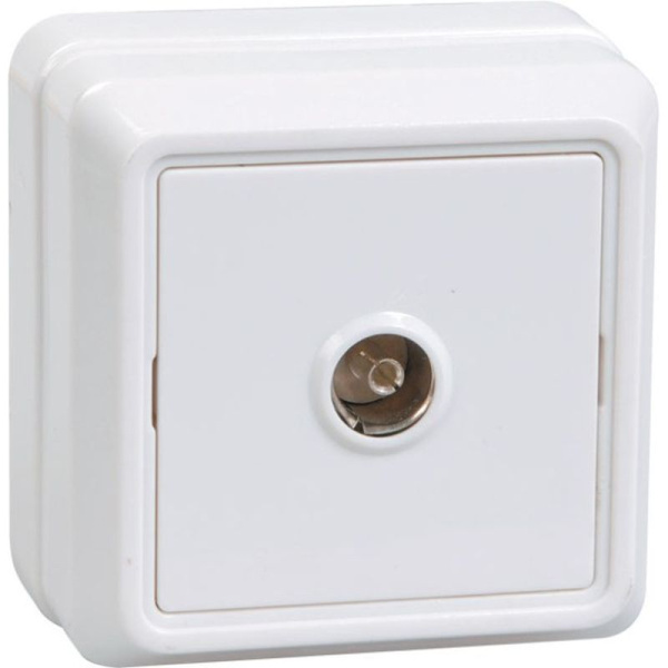 Купить IEK OKTAVA РТВ20-ОБ Розетка 1местн. телевиз. (белый)