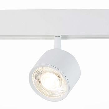 ST Luce ST353.546.06 Магнитный трековый светильник белый LED 1*6W 4000K 560Lm Ra>80 36° IP20 L120xW81xH138 48V