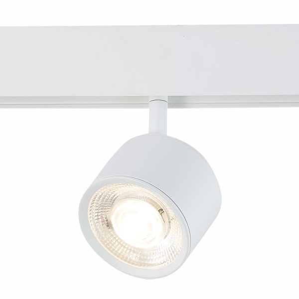 ST Luce ST353.546.06 Магнитный трековый светильник белый LED 1*6W 4000K 560Lm Ra>80 36° IP20 L120xW81xH138 48V
