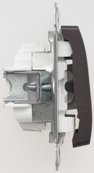 Купить Systeme Electric Glossa Шоколад Выключатель 1-клавишный сх.1, 10AX