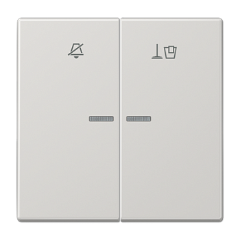 JUNG Клавиша для гостиничных выключателей 505KO5VEUM24 или 505KO5VEUM230, светло-серый LSRUKO5MLG