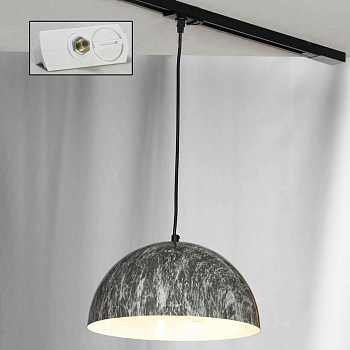 Lussole LGO Металл Черный /  Металл трековый светильник однофазный E14 40W LSP-0178-TAW Lussole LGO Металл Черный /  Металл трековый светильник однофазный E14 40W LSP-0178-TAW