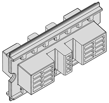 ABB Держатель шины медной L=100мм (24шт) 1STQ007428A0000