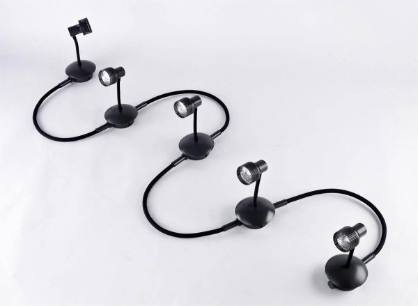 Lussole LOFT Металл/флекс Черный /  Металл Светильник настенно-потолочный GU10 5,5W GRLSP-9821-05 Lussole LOFT Металл/флекс Черный /  Металл Светильник настенно-потолочный GU10 5,5W GRLSP-9821-05