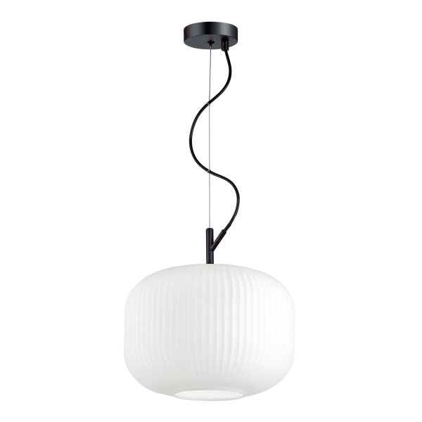 Купить Odeon Light 4754/1 ODL21 белый/черный Подвес E27 60W ROOFI