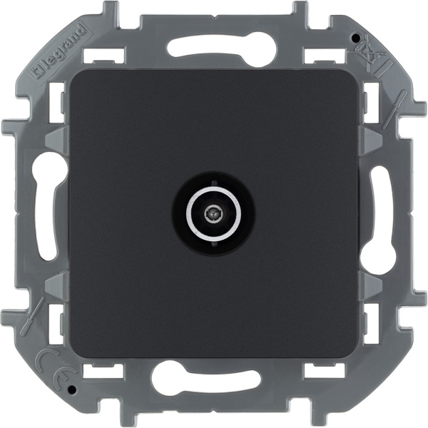 Legrand INSPIRIA Антрацит Розетка TV - оконечная - 10 дБ - 5-862 мГц 673873