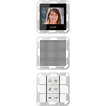 JUNG Video-внутренняя панель, белый SIVIA622WW