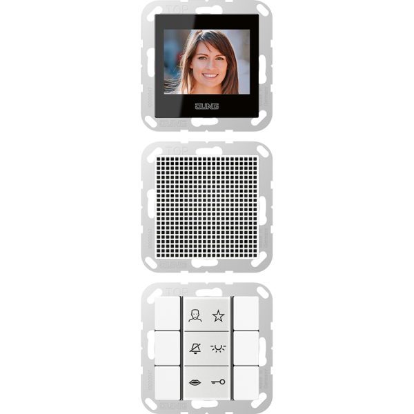 JUNG Video-внутренняя панель, белый SIVIA622WW