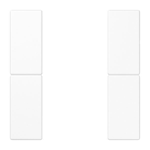 JUNG KNX Белый комплект накладок на кнопочный модуль 2гр LS502TSAWW