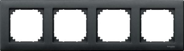 Купить SE Merten SM M-Plan Антрацит Рамка 4-ая MTN486414