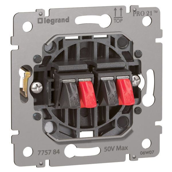 Legrand PRO 21 Мех Аудиорозетка 2-ая, без накладки для Galea Life 775784