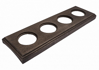 BIRONI Шедель Бук Винтаж Рамка 4-ая на бревно 260мм (скрытый монтаж) BF4C26-640-18