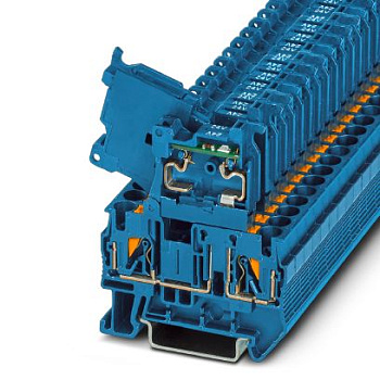 Phoenix Contact PT 4-HESILED 24 (5X20) BU/BU Клеммы для установки предохранителей 3211905