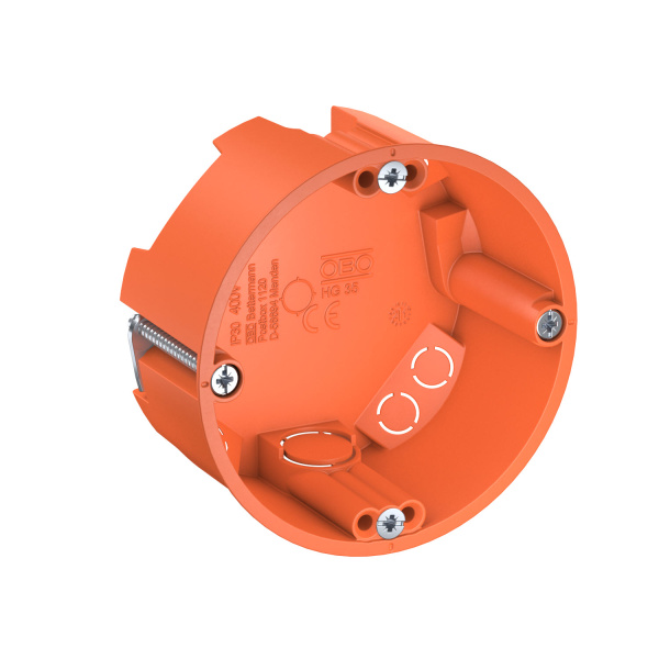 OBO Bettermann Монтажная коробка для установки в полую стену Ø68mm, H35mm, без галогена, IP30 2003800