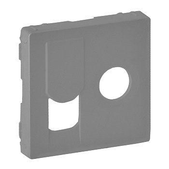 Legrand Valena LIFE Алюм Накладка розетки TV-RJ45 754832