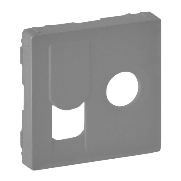 Legrand Valena LIFE Алюм Накладка розетки TV-RJ45 754832