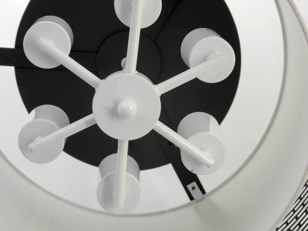 Купить Lussole LOFT Металл Черный /  Ткань Люстра E27 60W LSP-9676