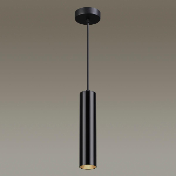 Купить Odeon Light 3872/1L ODL19 216 черный Подвесной светильник GU10 1*50W 220V KIKO